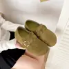 Zapatos Birkenstock originales de piel suave con hebilla, de suela gruesa y con plataforma interna para mujer, nuevos mocasines casuales antideslizantes de moda de verano