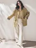 ShengduDescuento por tiempo limitado: Gabardina de estilo vintage con solapas de piel sintética de color contrastante y diseño de patchwork a cuadros