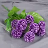 Flor de hortensia artificial de 7 cabezas flor de seda flor de plástico flor para exterior macizo de flores maceta surco para flores decoración exterior centro comercial flor decorativa