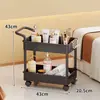 Carrito de herramientas para salón de belleza con ruedas, carrito pequeño, estante de almacenamiento, carrito de grado superior para uso médico, estante de almacenamiento de instrumentos de enfermería
