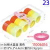 Cuerda para el pelo grande de rombo de 5 cm, anillo para el pelo, cuerda para el pelo de alto nivel, caja transparente de cristal rectangular para mujer, 20 cuerdas para la cabeza