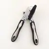 Abridor de latas aço inoxidável manual três em um multifuncional potente faca para latas abridor de garrafas ferramenta de cozinha abridor de latas