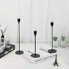 Enfeites de Suporte de Vela de Luxo Leve Nórdico, Conjuntos de Suportes de Vela Estilo Europeu, Enfeites de Decoração para Mesa de Jantar em Casa, Suportes de Vela de Ferro Galvanizado Atacado
