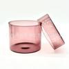 Pote de Vela Hongyu 10oz com Logo Personalizável, Cor Externa em Spray, Pote de Aromaterapia, Recipiente para Pedra de Aromaterapia com Tampa