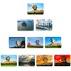 Imanes de nevera de vidrio para fotos de la ciudad de Changsha, varios diseños incluyendo imanes rectangulares de vidrio de la estatua de la Isla Naranja, decoración estética