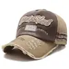 Gorra Lavada con Letra Transfronteriza para Hombre Gorra de Camionero Retro Europea y Americana Protector Solar Exterior Copete Profundo Sombrero Pequeño que Muestra la Cara para Mujer
