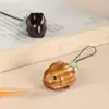 Llavero de Conejo del Zodíaco de Palo de Rosa Llavero de Madera Colgante para Hombre y Mujer Lindo Regalo Creativo