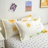 Fronha de Algodão Lavado Item Único Conjunto de Travesseiros Par de Enchimentos de Travesseiro Individual 48X74Cm Uso Doméstico para Homens Adulto Estilo Moderno Simples
