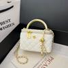 Chanel estilo nova chegada bolsa feminina moda fresco e doce portátil camélia saco feminino ombro crossbody bucket bag