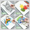 Libro Especial para Pintura con Rotuladores para Dibujo Profesional, Arte Dibujado a Mano en Blanco Cómic Universidad 8K Libro para Marcadores