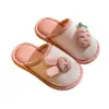 Pantuflas de Algodón JQ Jing Qi para Niños Niñas Invierno Interior Hogar Zapatos Conejo Antideslizante Bebé Niños Bebé Pantuflas