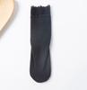 Calcetines para Mujer Calcetines de Longitud Media Calcetines Cortos Autocalentables de Terciopelo Antideslizantes y que no se Caen con Borde de Encaje Caña Larga Mantienen el Calor Calcetines Invisible de Caña Baja