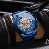 Reloj Nuevo para Hombre No Mecánico Impermeable Luminoso Casual de Negocios Mecánico para Hombre Hueco Reloj Shopee