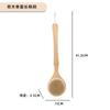 Cepillo de baño de cerdas de mango largo de madera, cepillo de baño para frotar la espalda, cepillo de masaje, cepillo de baño para frotar la espalda