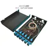 Caja terminal de fibra óptica de 4 puertos, 8 puertos, 12 puertos, 16 núcleos, 24 núcleos, conector cuadrado SC, conector circular FC, juego completo, para escritorio y montaje en pared