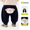 Pantalones de bebé PP de Dudu, pantalones de invierno para niños, pantalones largos para niñas, pantalones cálidos para niños, pantalones de trasero grande, pantalones deportivos para niños