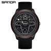 Sanda Cross-Border Novo Relógio Eletrônico Tendência da Moda Relógio Masculino Digital Silicone Relógio Legal À Prova d'Água e Relógio com Plástico Bolha