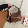 Shuai Mi Jia Bolsos de Moda Retro para Mujer 2026 Nuevo Estilo Coreano Mochila Casual Simple de Nicho Bolso de Hombro de Gran Capacidad
