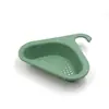 Fregadero Multifuncional Creativo para el Hogar con Desagüe en Forma de Cisne, Azul, para Separación Seca y Húmeda, Fregadero para Lavar Verduras, Cesta con Filtro de Agua, Escurridor, Almacenamiento