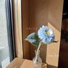 [Direto da fábrica] Nova decoração de sala de estar com flores de seda de girassol para lasanha, decoração de flores falsas, adereços para piquenique