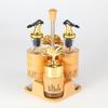 Producción Personalizada de Botella de Condimento Hoja de Arce, Botella de Vidrio para Pimienta, Botella de Condimento con Agujero, Tarro Giratorio de Condimentos, Juego de Botellas Rociadoras