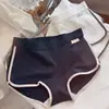 Cuecas Boxer Estilo Esportivo 100% Algodão para Meninas 10A Algodão de Bebê Antibacteriano Cor Sólida Bloqueio de Cor Estilo Menina Respirável Amigo da Pele