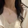 Novo Colar Pingente Diamante Folu Corajoso da Sorte Estilo Chinês Feminino Luxo Leve Elegante Moda Colar Versátil Corrente de Lã