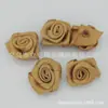 Rosa de Cinta de Poliéster de unos 2 cm Brotes Flores para Joyería Flores Hechas a Mano Accesorios para Ropa Accesorios para Juguetes