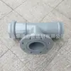 200 PVC-U Duas Mancais Uma Face Três Vias 10kg Pressão 8 Polegadas PVC-U Duas Mancais Uma Face Três Vias Resistência à Alta Pressão