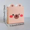 Dia das Crianças Animal de Desenho Coelho Mochila Temporada de Formatura Caixa de Doces Presente de Aniversário Lembrança de Bebê Caixa de Presente Caixa de Papel
