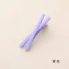 Clip de pato de color caramelo con clip cruzado de temperamento japonés y coreano clip lateral para flequillo pasador de pelo acrílico pasador de pelo al por mayor