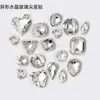 Vidro de Cristal com Formato Especial Modelo Completo Branco Fundo Pontiagudo Vidro Diamante DIY Bolsas de Manicure Roupas Adesivos de Diamante Acessórios Decorativos