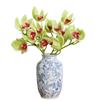 Flor de simulación orquídea de alta calidad orquídea del este orquídea 3D decoración del hogar flor huelan arreglo floral diseño para fotografía de bodas