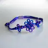 Cuerda de Mano Trenzada Nudo de la Paz Tejida a Mano Pulsera de Regalo Ajustable Pulsera Trenzada de Nudo de la Paz para Mujer