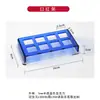 Caja de Pañuelos Bandeja de Almacenamiento de Escritorio de Acrílico con Tapa Hundida, Caja de Almacenamiento Rectangular Azul Transparente, Caja de Papel de Gran Capacidad