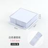 Varios Colores Transparente Diseño de Moda Caja de Almacenamiento para Notas Adhesivas Compañero Ideal para Papelería de Oficina Notas Adhesivas de Escritorio