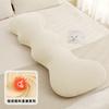 Almohada Larga de Felpa Corta para Dormir con las Piernas Dobladas, Cojín Cabecera de Cama, Almohada para Dormir de Lado Removible y Lavable para Mujeres Embarazadas