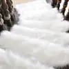 Alfombrilla para Escaleras de Mármol de Madera Imitación Lana Felpa Alfombrilla para Peldaños Autoadhesiva Sin Pegamento Alfombra Giratoria Silenciosa