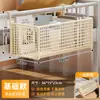 Cesta colgante para mesita de noche de dormitorio, estante para snacks sin taladro para litera superior de dormitorio universitario, herramienta de almacenamiento para artículos varios, estante de almacenamiento para mesita de noche