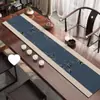 Bandera de Mesa Nuevo Tapete de Té Chino Estilo Chino Clásico Tapete de Mesa de Té Zen Impermeable Absorbente con Forma Especial