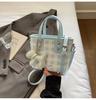 Bolso y Bolso Cruzado de Nuevo Diseño de Nicho 2026, Moderno para el Trabajo y los Viajes Diarios, Elegante Bolso Cubo, Bolso de Hombro de Cuadros de Moda
