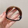 Diadema para peluca coleta cuerda para el pelo goma para el pelo de niña cuerda para el pelo banda de goma alta elástica duradera cubierta de cuero para adultos tocado