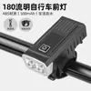 Nova Luz de Bicicleta para Ciclismo ao Ar Livre Lanterna Recarregável Luz Forte Lanterna Super Brilhante Luz para Ciclismo Noturno Bicicleta de Montanha
