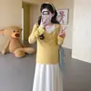 Conjunto de Primavera para Maternidad Jingqi 2026 Nuevo Estilo Conjunto de Falda con Blusa Conjunto de Moda Elegante Talla Grande Ropa de Primavera para Mujer