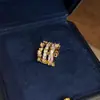 Brincos de clipe em ouro maciço 18K banhado com zircônia multicamadas para mulheres sem furo na orelha, brincos de luxo leve de alta qualidade para mulheres atacado