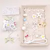 Set de Llaveros con Cuentas a Juego de Colores, Kit de Materiales de Cuentas Coloridas, Decoración de Paquete de Regalo Hecho a Mano