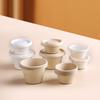 Taza Desechable para Dip, Taza Biodegradable de Pulpa para Salsa, Taza para Condimentos, Taza de Café, Vaso de Papel, Taza tipo Cápsula, Vaso con Tapa de Papel