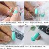 Herramientas de Arcilla 96 piezas barro para uñas Verde Rosa plastilina práctica pieza de uña pasta adhesiva fija arcilla blanca para arte de uñas