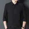 Nueva camisa de manga larga para hombre con solapa 2022 nueva chaqueta fina holgada para hombre primera generación de pelo