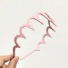 Diadema de Dientes Estilo Coreano para Mujer, Versátil para Lavarse la Cara, Pinza para el Cabello de Moda, Diadema de Gafas en Forma de U